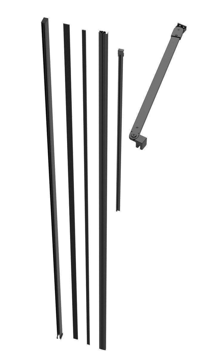 Set pro walk-in SAT Walk-In Xmotion černá SIKOWIXMPROFILSTC
