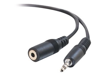 C2G - Prodlužovací šňůra audio - mini-phone stereo 3.5 mm s piny (male) do mini-phone stereo 3.5 mm se zdířkami (female) - 10 m - odstíněný - lisovaný