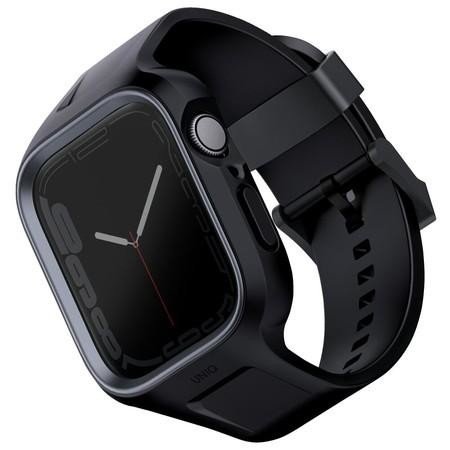 UNIQ Monos 2v1 pouzdro s řemínkem pro Apple Watch 45/44mm černé