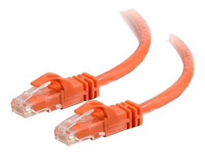 C2G Cat6 Booted Unshielded (UTP) Network Patch Cable - Patch kabel - RJ-45 (M) do RJ-45 (M) - 5 m - UTP - CAT 6 - lisovaný, provedení bez hrbolků, licna - oranžová