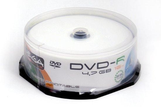 FREESTYLE DVD-R 4,7GB 16X WHITE FF INKJET PRINTABLE CAKE*25 [40194], OMDFP1625-