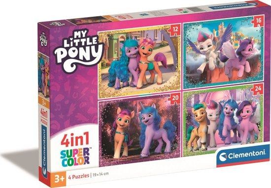 CLEMENTONI Puzzle My little pony 4v1 (12+16+20+24 dílků)