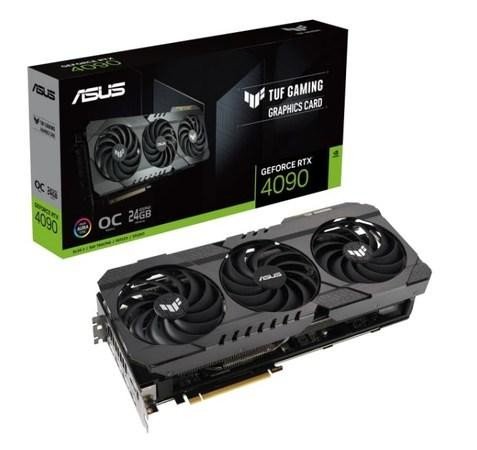 ASUS VGA NVIDIA GeForce RTX 4090 TUF 24G GAMING OC, RTX 4090, 24GB GDDR6X, 3xDP, 2xHDMI, 90YV0IY3-M0NA00