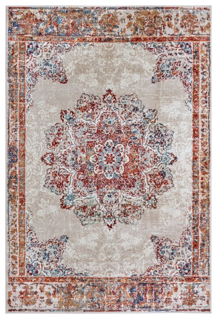 Kusový koberec Luxor 105639 Moderno Cream Multicolor - 57x90 cm Hanse Home Collection koberce