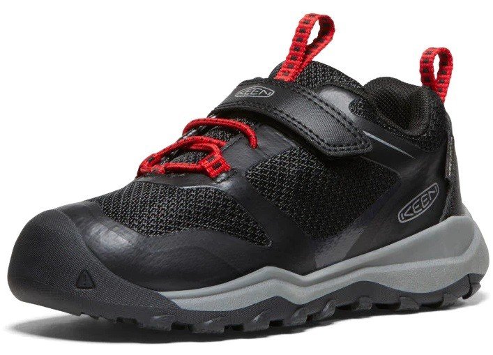 Keen WANDURO LOW WP CHILDREN black/ribbon red Velikost: 29