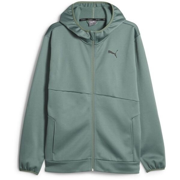 Puma TRAIN ALL DAY Pánská sportovní mikina, khaki, velikost L