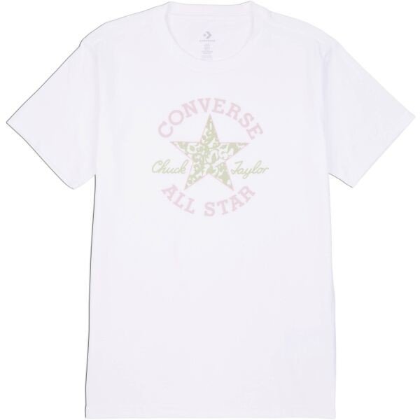 Converse CHUCK PATCH INFILL TEE Dámské tričko, bílá, velikost S