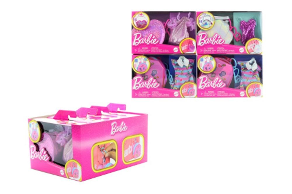 Popron.cz Barbie Batoh/Kabelka s oblečkem a doplňky HJT42