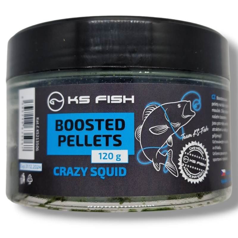 KS Fish Boosted Pellets 120g Crazy squid-KS213506