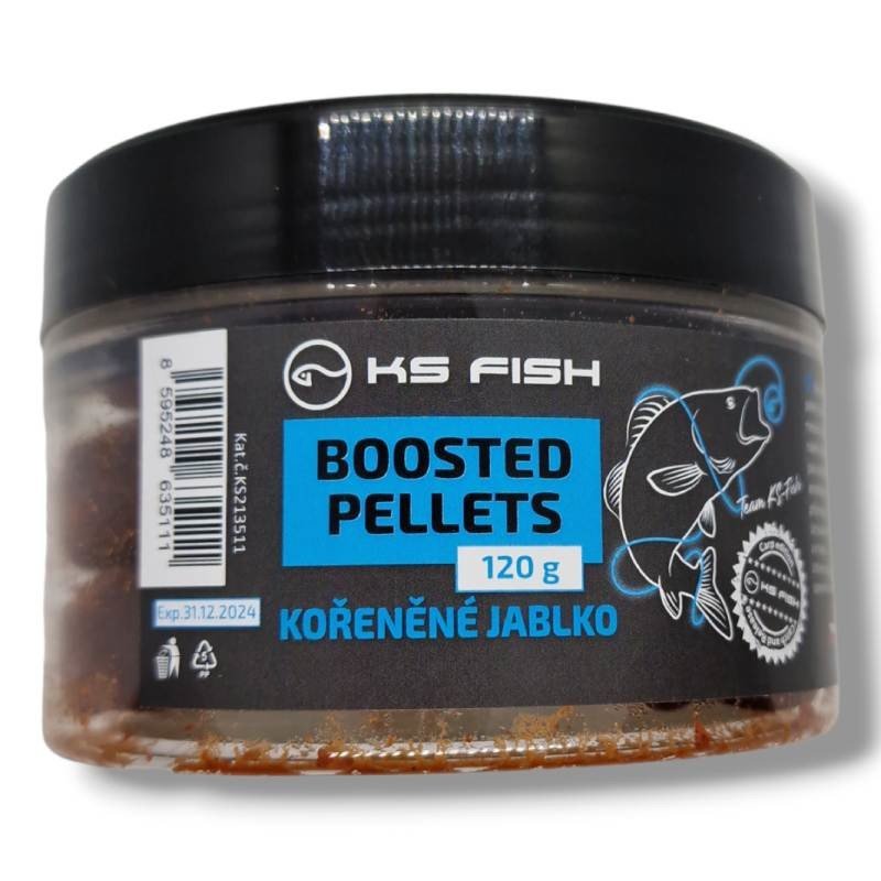 KS Fish Boosted Pellets 120g Kořeněné jablko-KS213511