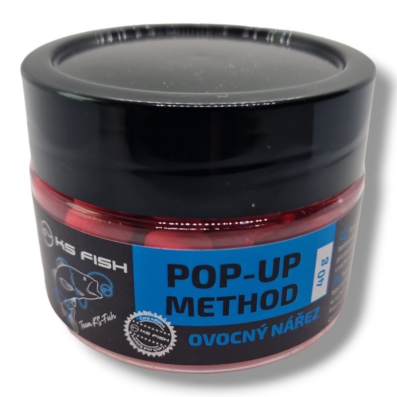 KS Fish Boilie Pop-up method 40g 10mm Ovocný nářez-KS213702