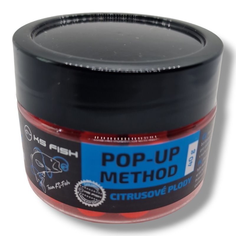 KS Fish Boilie Pop-up method 40g 10mm Citrusové plody-KS213704