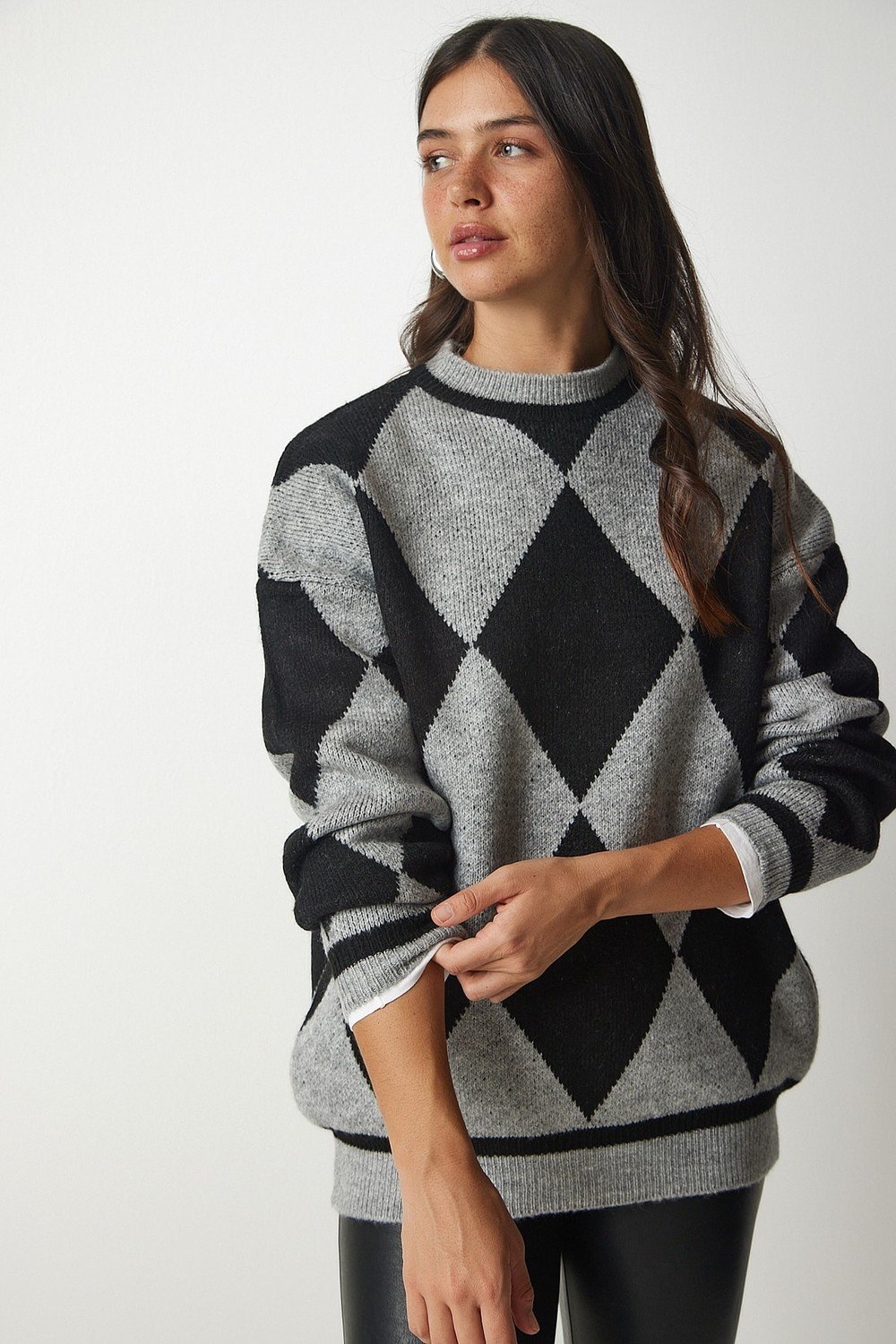 Happiness İstanbul Sweater as Gray