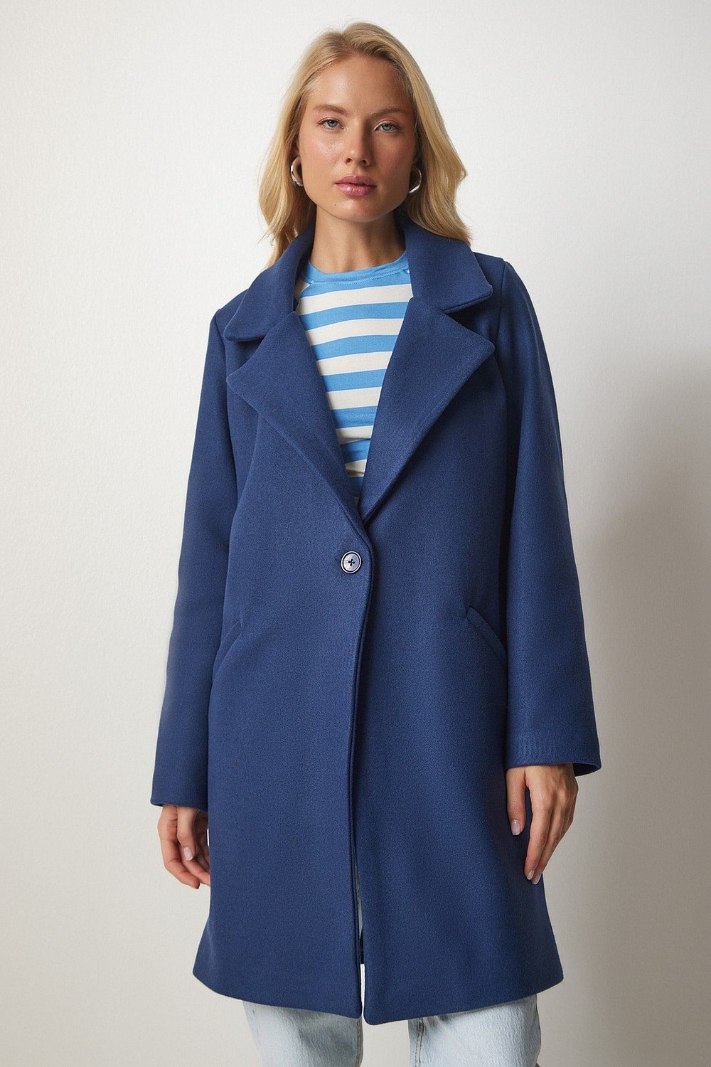 Happiness İstanbul Coat - Dark blue