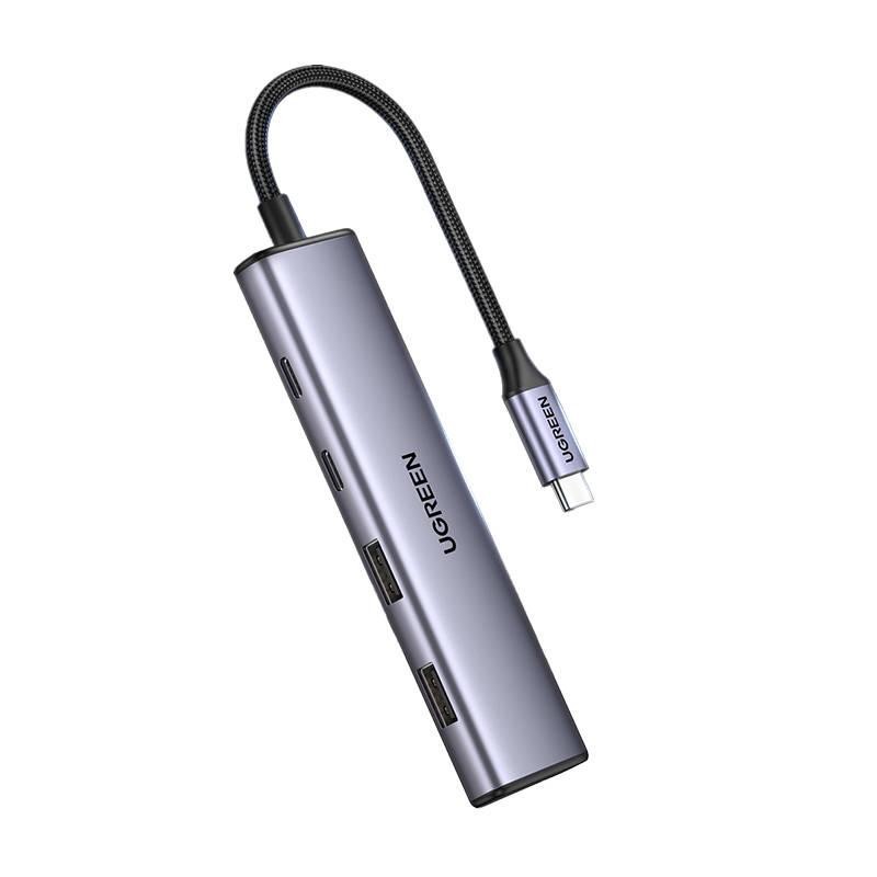 Adaptér HUB UGREEN CM473 USB-C na 2x USB-A, 2x USB-C