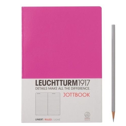 LEUCHTTURM1917 JOTTBOOK MEDIUM (A5), linky, pink 341544