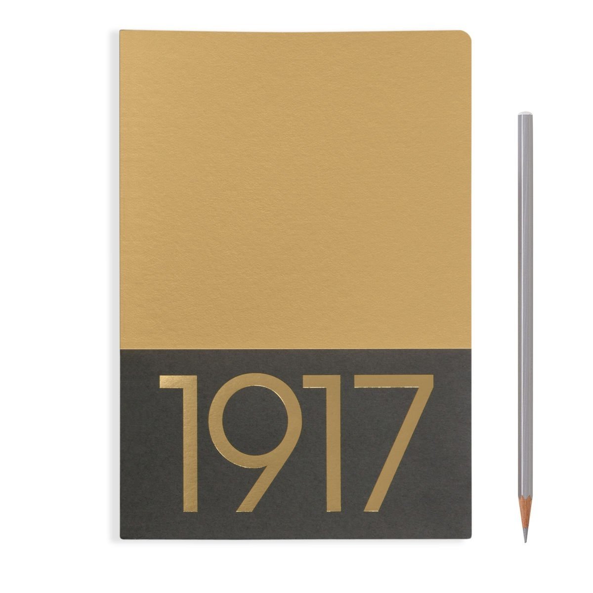 LEUCHTTURM1917, Jottbook A5, 2 KS v balení , GOLD, linky 355529