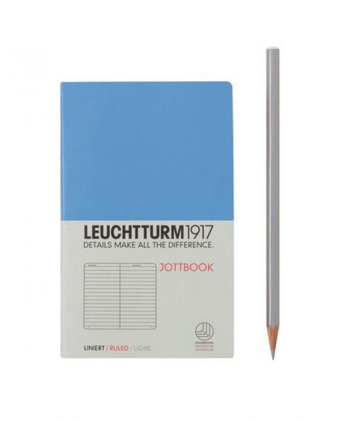 LEUCHTTURM1917 JOTTBOOK POCKET (A6), linky, Cornflower 341556