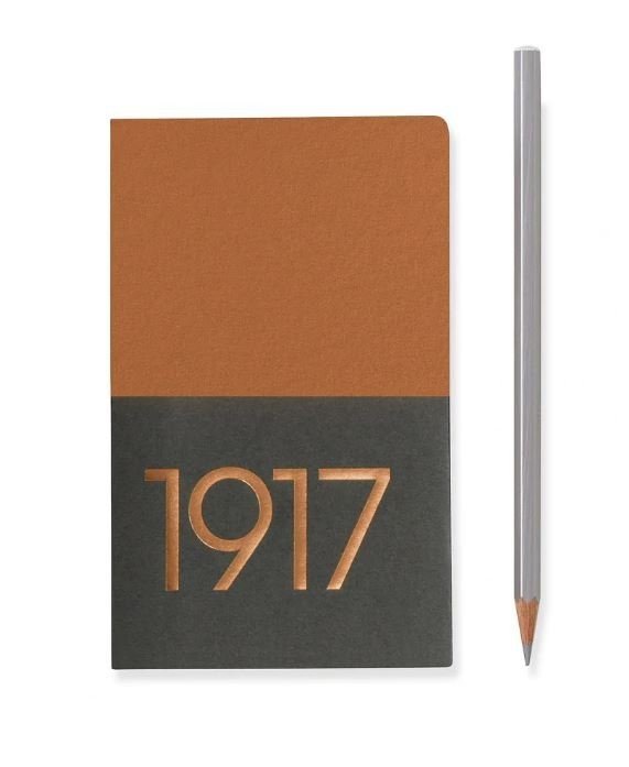 LEUCHTTURM1917, Jottbook A6, 2 KS v balení , COPPER, linky 355536