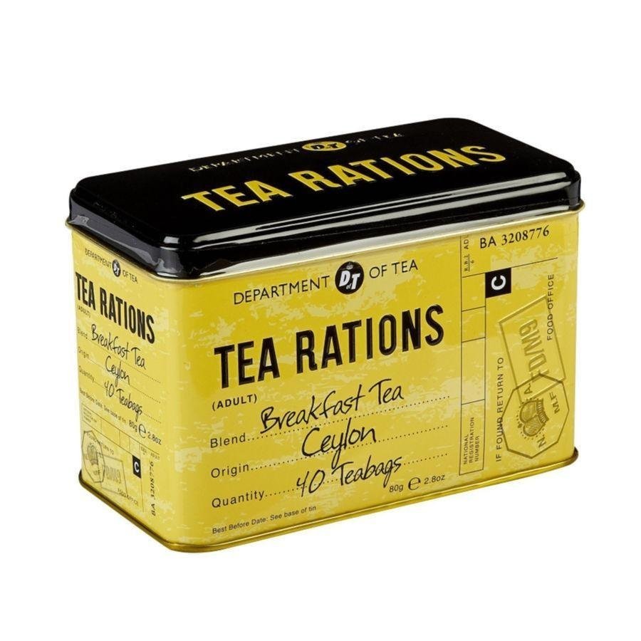 New English Teas čaj plechovka RS22, 40 sáčků (80g), TEA RATIONS, NET