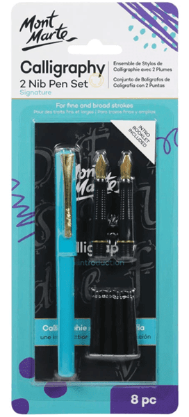 Kaligrafické pero Mont Marte s doplňky, č.0001 - 8 ks