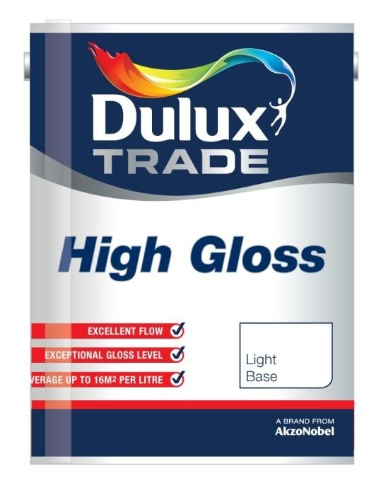 Dulux High gloss light base 4,5 L + Dárek zdarma Houbičky na nádobí 20 ks v hodnotě 60 Kč