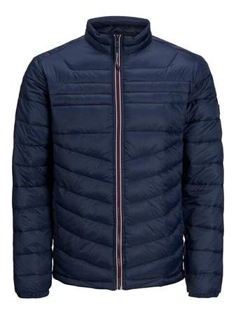 Jack&Jones Pánská bunda JJEHERO 12211788 Navy Blazer CONTRAST ZIP XL