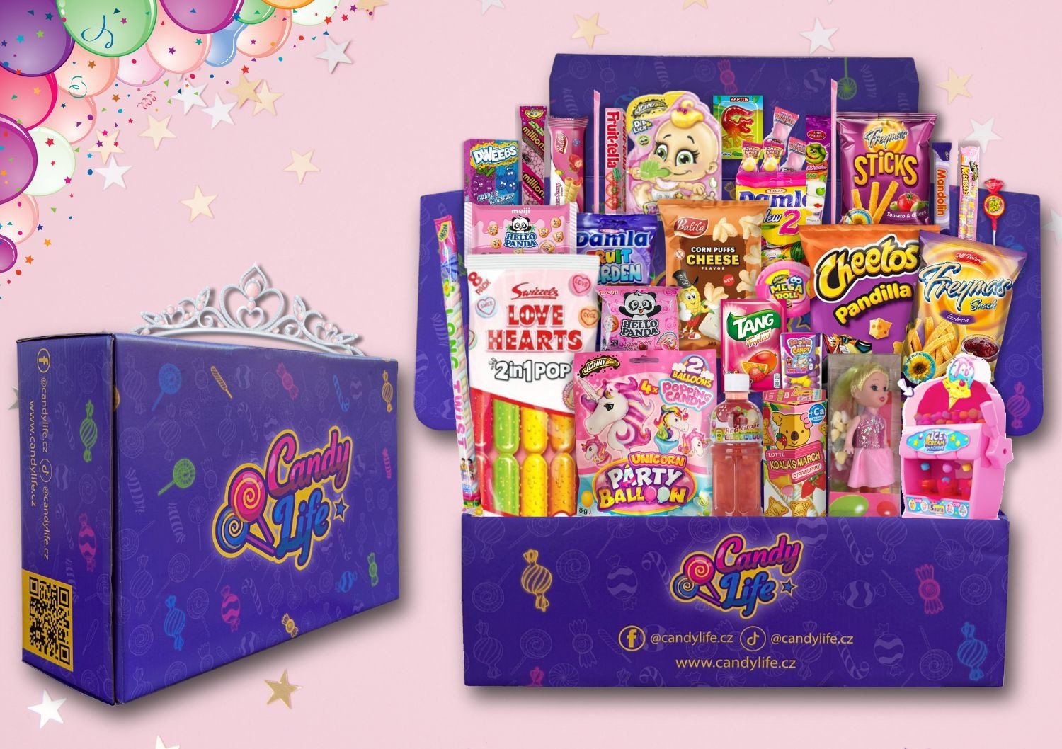 Candy Life Dárkový box pro malé princezny