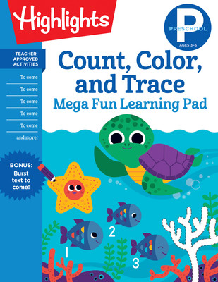 Preschool Count, Color, and Trace Mega Fun Learning Pad (Highlights Learning)(Paperback)