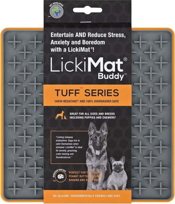 Lízací podložka Buddy Tuff Orange – LickiMat