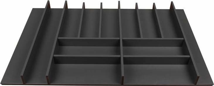 Černý dřevěný příborník do zásuvky 78 x 47 cm Wood Line – Elletipi