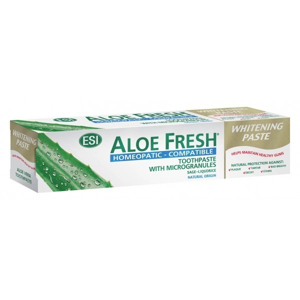 Zubní pasta ESI AloeFresh Homeopatic 100 ml