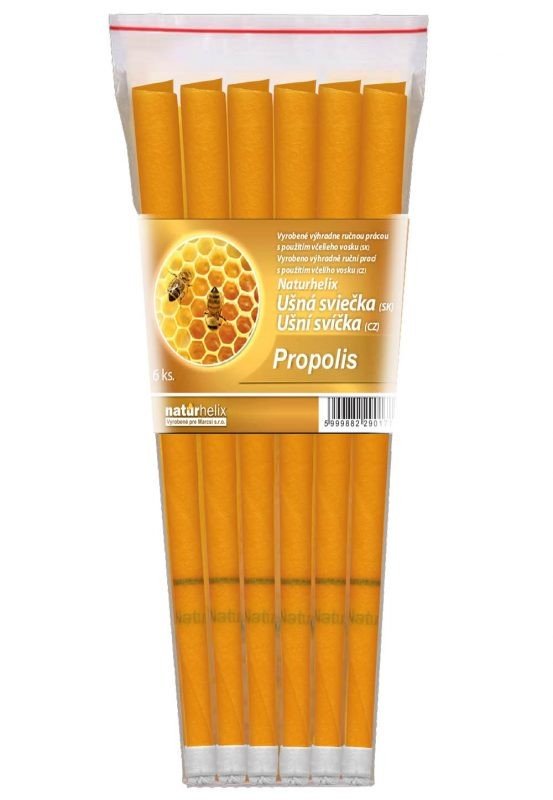 NaturheliX® Ušní svíčky PROPOLIS (set 6)