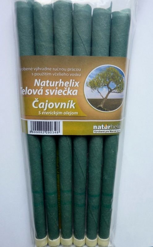 NaturheliX® Tělové svíčky ČAJOVNÍK (set 6)