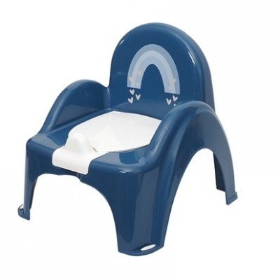 Tega Baby Nočník/židlička s melodií Eco duha, granátový