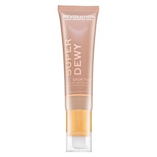 Makeup Revolution Super Dewy Skin Tint Moisturizer - Light Beige tónující a hydratační emulze 55 ml