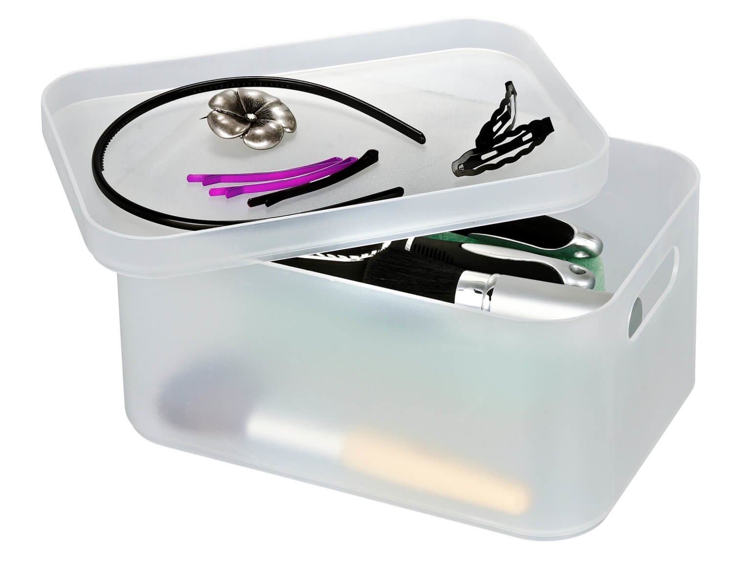 WENKO Organizér na kosmetiku ICE CUBE bílý