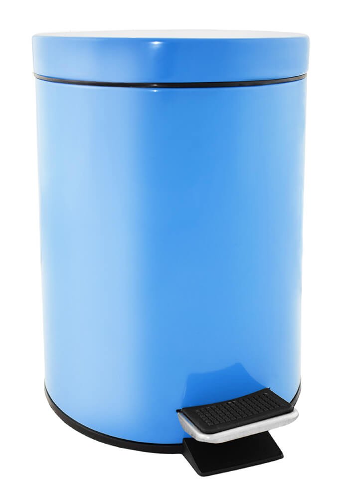 SEPIO Odpadkový koš s pedálem 3 l. modrý 17x17x26 cm