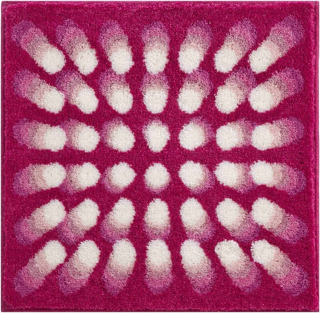 GRUND Koupelnová předložka KARIM 07 růžová Rozměr: 60x60 cm