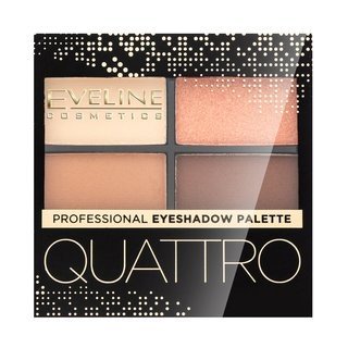 Eveline Quattro Professional Eyeshadow Palette 1 paletka očních stínů 3,2 g