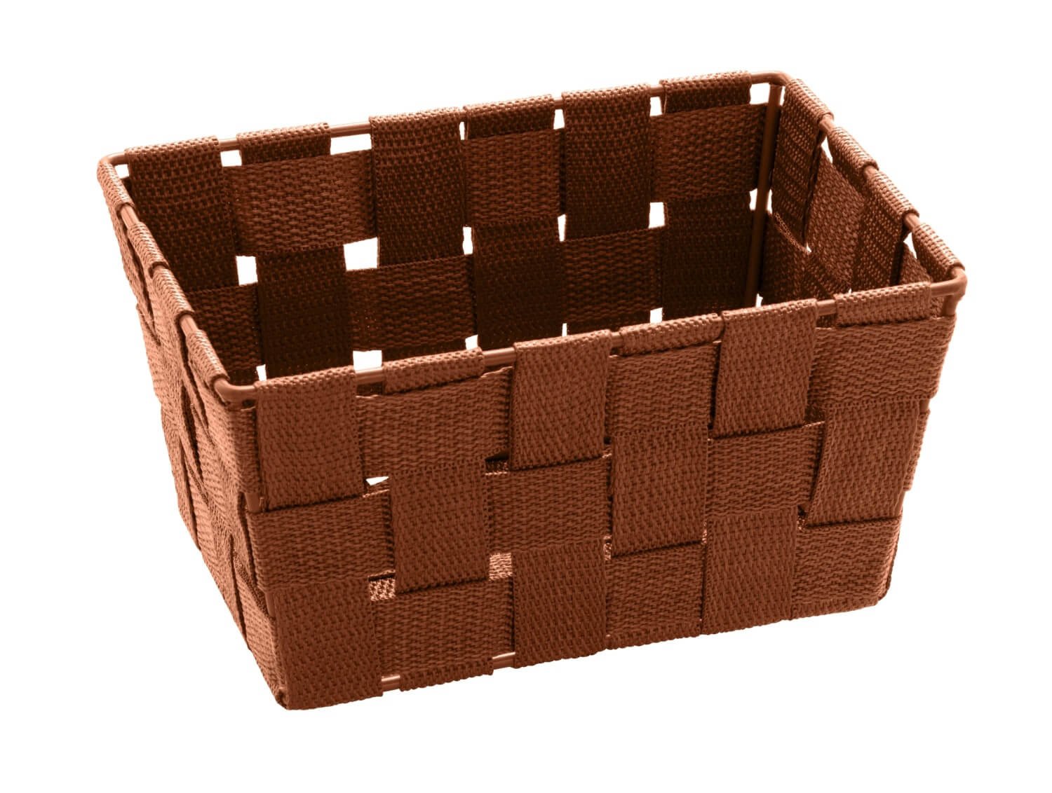 WENKO Úložný box dlouhý ADRIA hnědý 14x9x19 cm