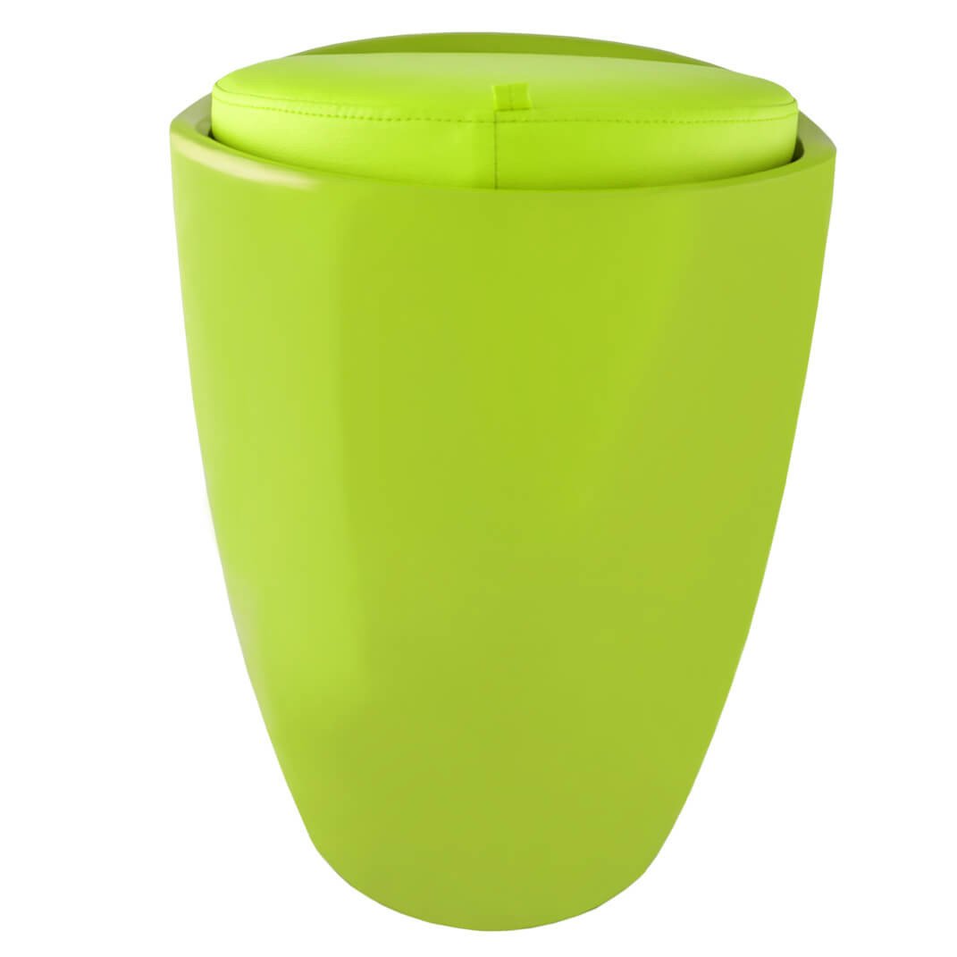 SEPIO Koš na prádlo se sedátkem PRINCE zelený