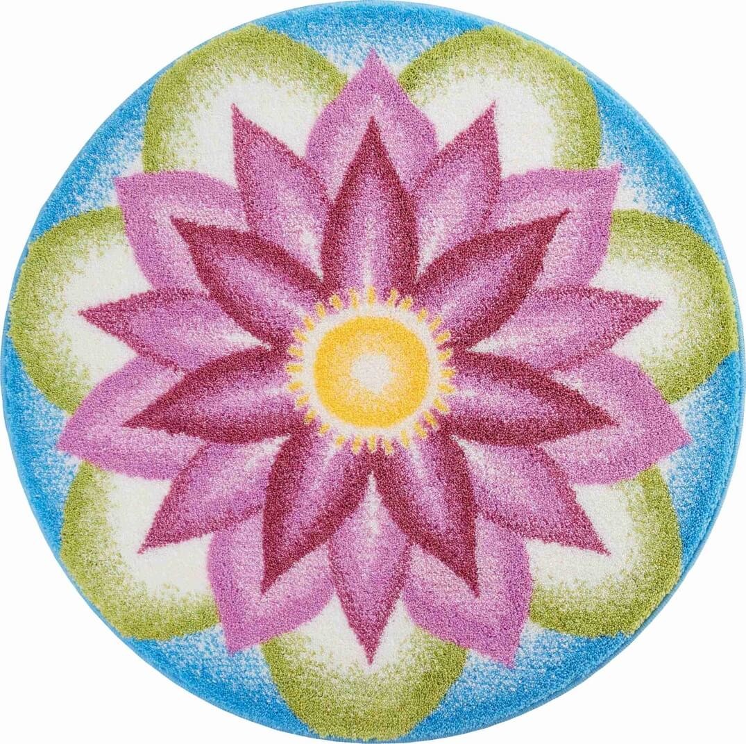 GRUND Mandala předložka POROZUMĚNÍ fialová Rozměr: ø 100 cm