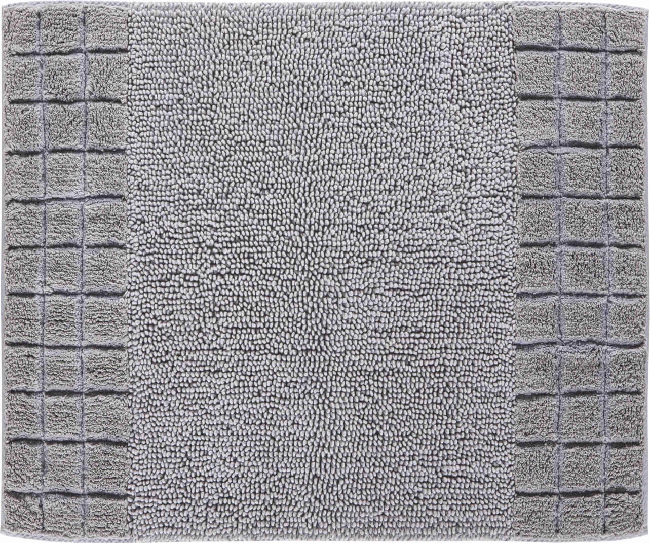 GRUND Koupelnová předložka CHESS stříbrná Rozměr: 50x60 cm