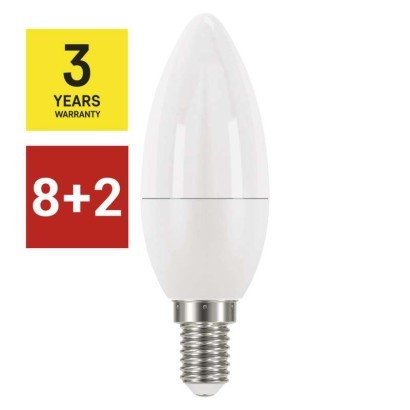 EMOS LED žárovka Classic Candle E14 5W teplá bílá 8+2 zdarma