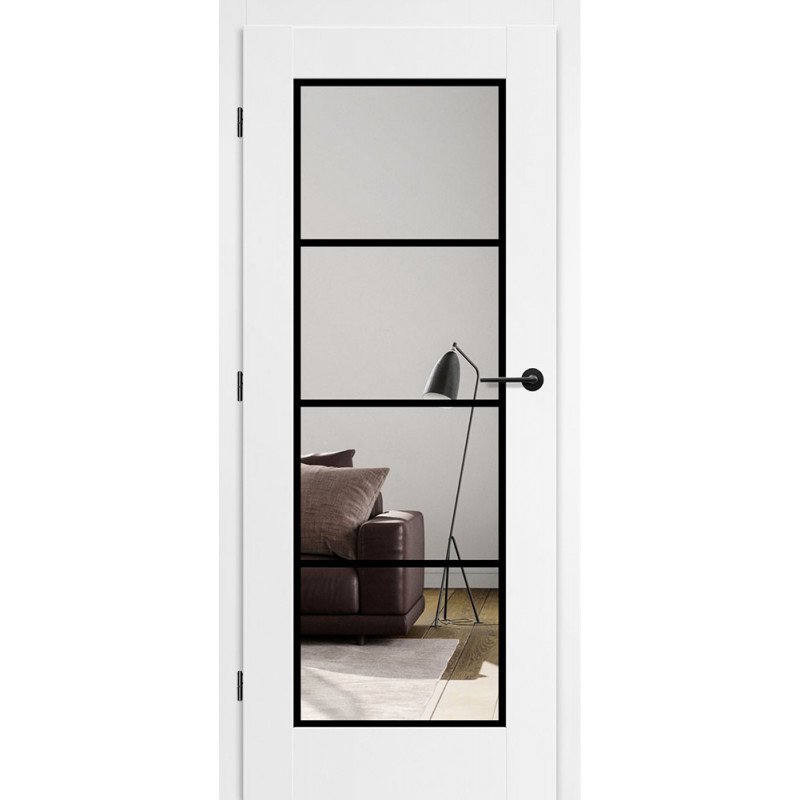 Bílé interiérové dveře MISKANT 5 (UV Lak)