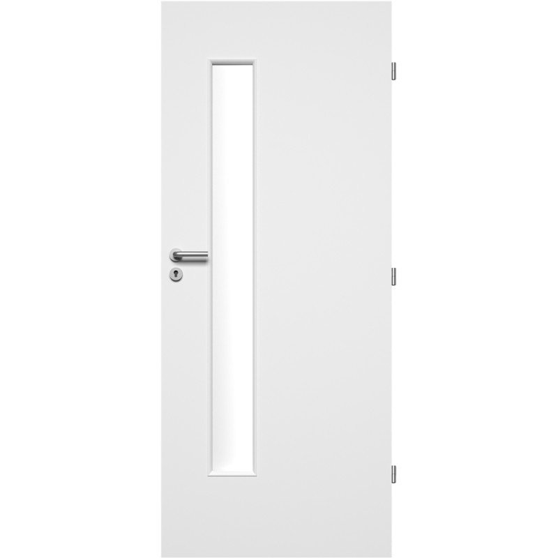 Interiérové dveře Irina 3/3 - Bilý CPL laminát (Premium)