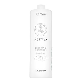 Kemon Actyva Equilibrio Shampoo čisticí šampon pro rychle se mastící vlasy 1000 ml