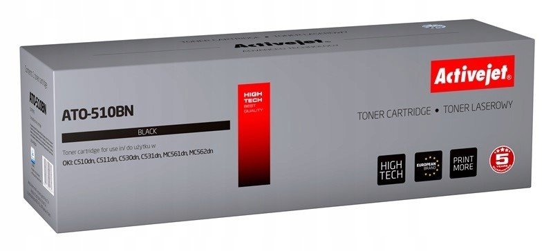 Toner Activejet ATO-510BN (náhrada Oki 44469804;