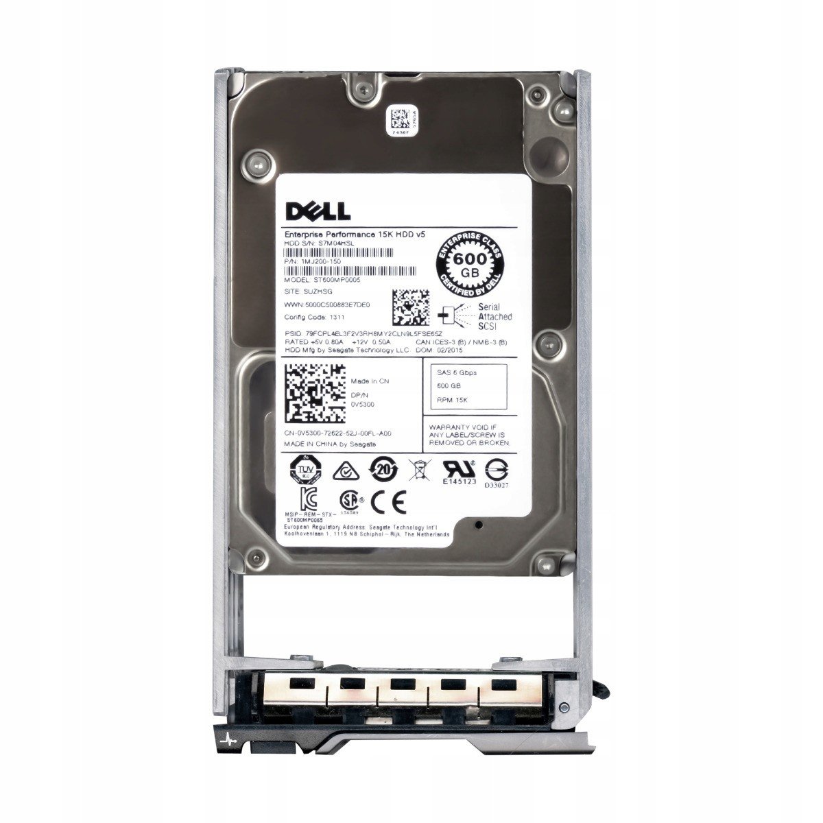 Dell 0V5300 600GB 15K 128MB SAS-2 2,5' ST600MP0005